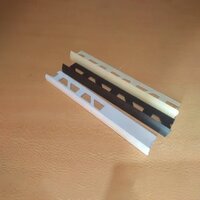 Pvc Tile Trim - Stainless Steel | Uv Resistant, Various Sizes Available