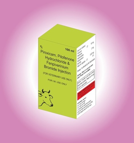 Piroxicam pitofenone and Fenpiverinium veterinary injection in Third party manufacturing