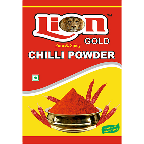 Lion Mirchi Powder Printed Laminated Film Pouches For Packaging