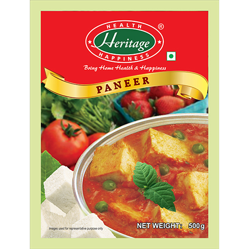 Paneer 500g Printed Laminated Film Pouches For Packaging