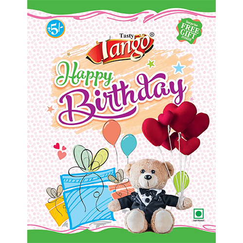 Tasty Tango Happy Birthday Printed Laminated Film Pouches For Packaging