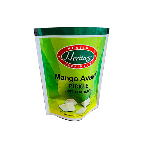 Mango Pickle Printed Laminated Film Pouches For Packaging