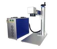 Portable Fiber Laser Marking Machine - 20/30/50 Watt, Air Cooling | New, 100% Accuracy, Biz Cad Control Card, 1 Year Warranty, 30kg Weight