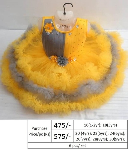 Girls Fancy Party Dress-5