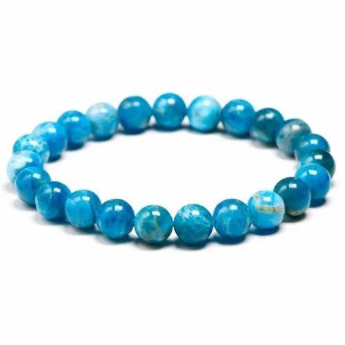 Blue Apatite Stone Bracelet