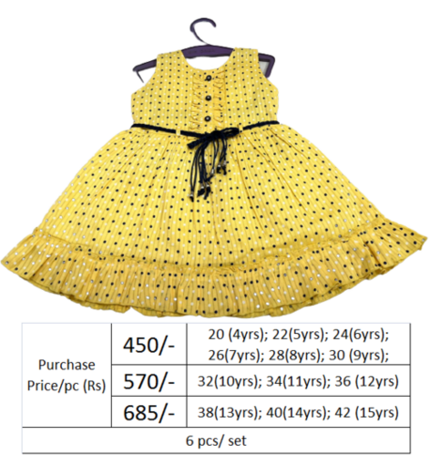 Girls Cotton Frock