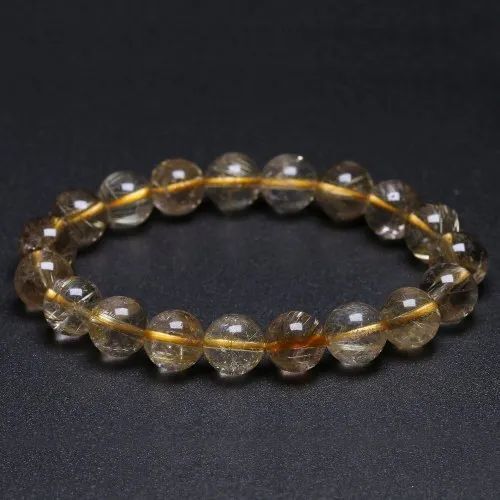 Golden Rutile Stone Bracelet