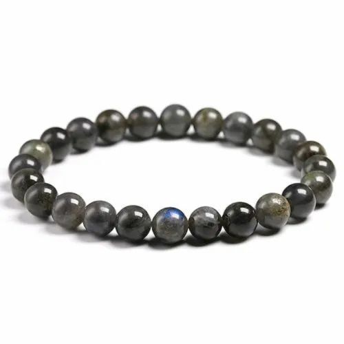 Grey Labradorite Stone Bracelet