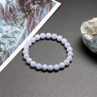 Blue Lace Agate Stone Bracelet