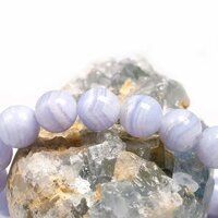 Blue Lace Agate Stone Bracelet