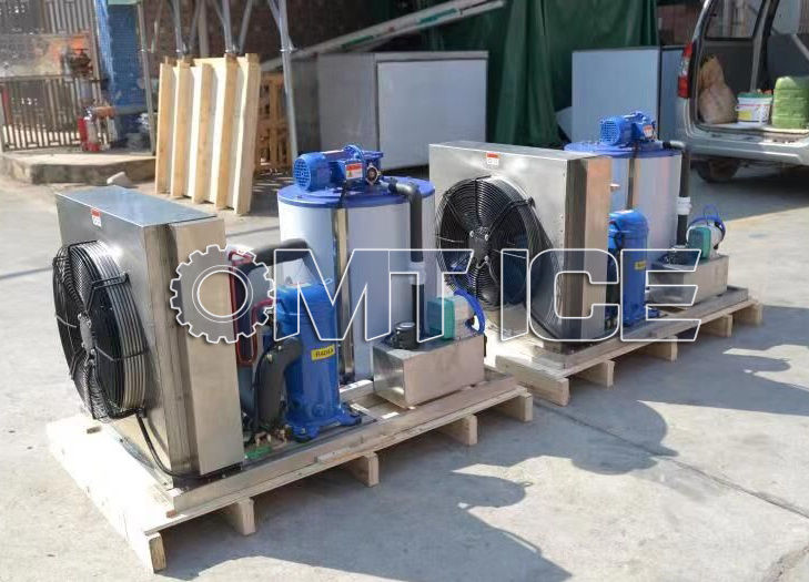 500kg  Sinlge Phase Flake Ice Machine