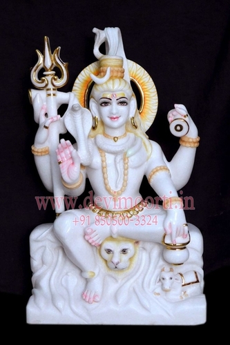 Marble God Shiva Statue