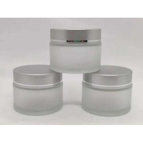 Frosted Cosmetic Glass Jar Hardness: Rigid