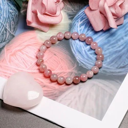 Rose Quartz Stone Bracelet