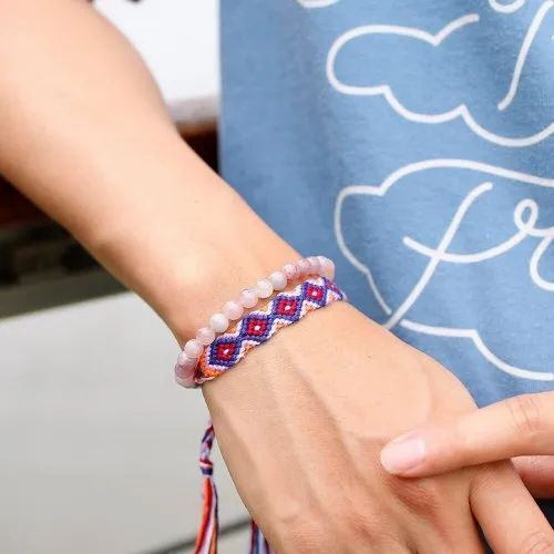 Rose Quartz Stone Bracelet