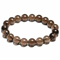 Smoky Quartz Stone Bracelet - Gemstone, Available In 6mm, 8mm, 10mm Sizes | Brown Color, Round Shape, Perfect For Love, Friendship, Gifts