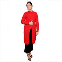 Hand Knitted 701 Long Ladies Cardigan
