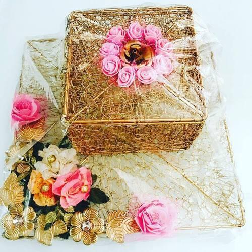 Metal Wire gift box Square Shape Rayaan International