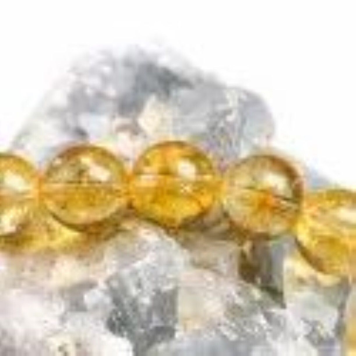 Yellow Citrine Stone Bracelet