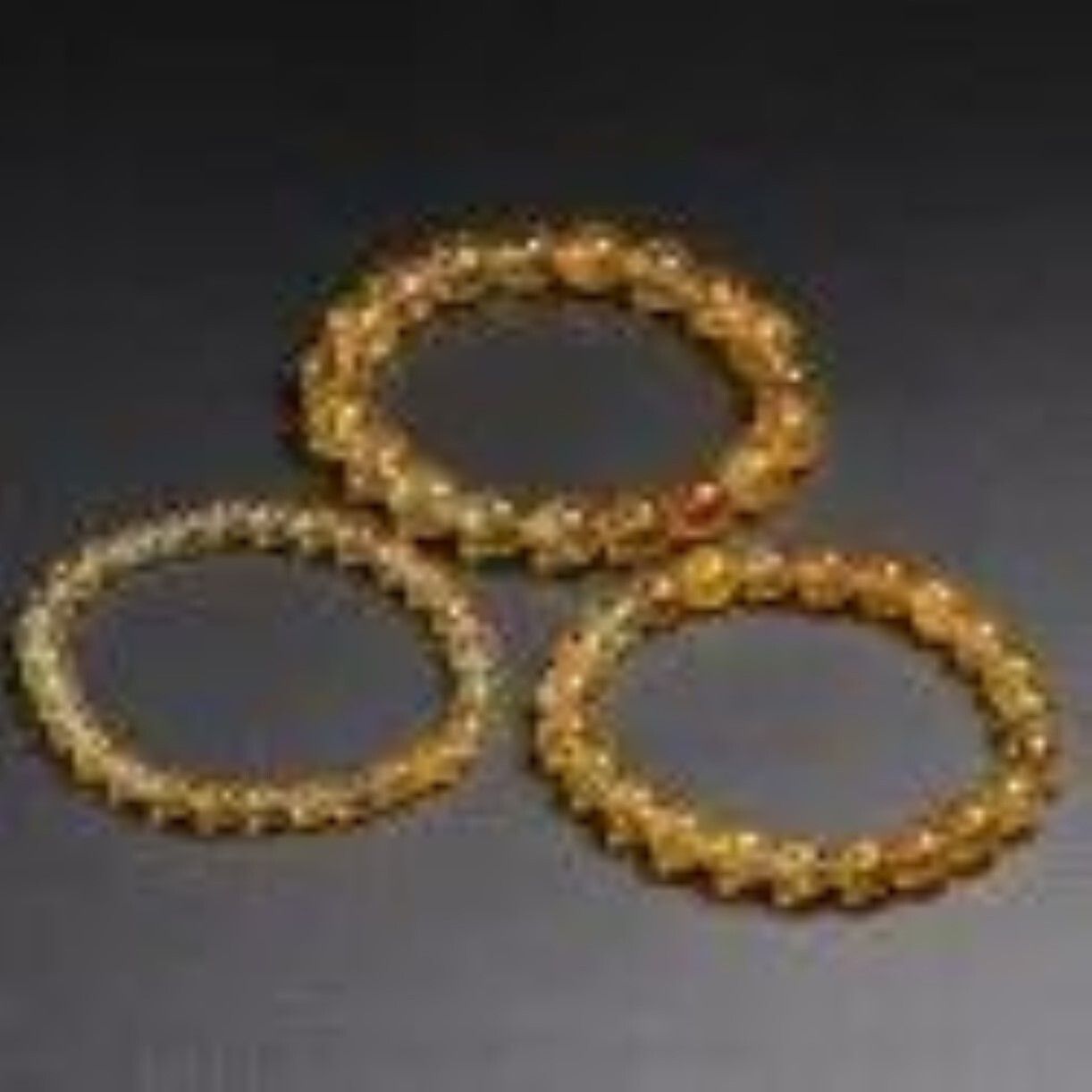 Yellow Citrine Stone Bracelet