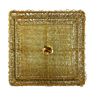 Square Metal Wire Basket Box Decoration Gift Box Wire Box Fancy Basket Small Medium For Decoration  Rayaan International
