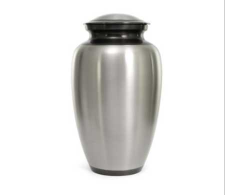 SILVER FINISH CLASSIC URN