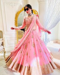 Women Wedding Collection Lehenga Choli With Full Heavy Embroidery Sequence