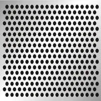 2-4 Mm Stainless Steel Perforated Sheets - High-quality Stainless Steel, Silver Color, Polished Finish, Industrial Application