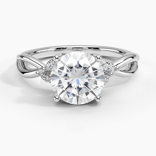 Solitaire Diamond Rings In Lab Grown Diamond 14K White Gold 1.25 Ct Diamond Clarity: Vs1