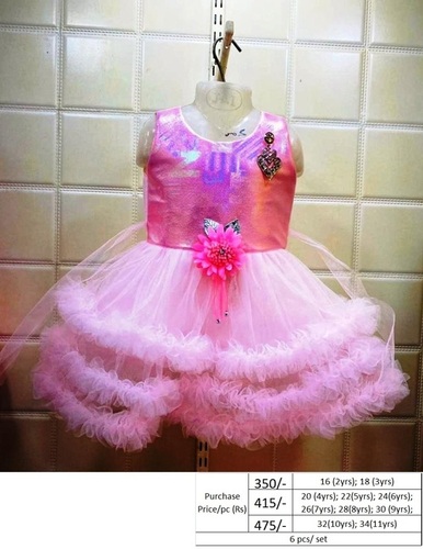 Girls Fancy Party Dress-27