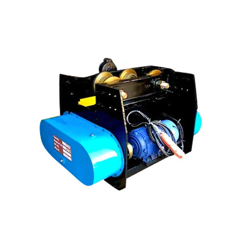 Blue Motorized Wire Rope Hoist