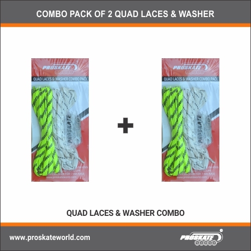 PROSKATE QUAD LACES AND  WASHER COMBO QSL 503