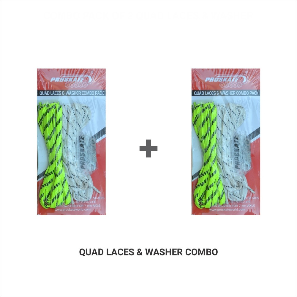 PROSKATE QUAD LACES & WASHER COMBO QSL 503