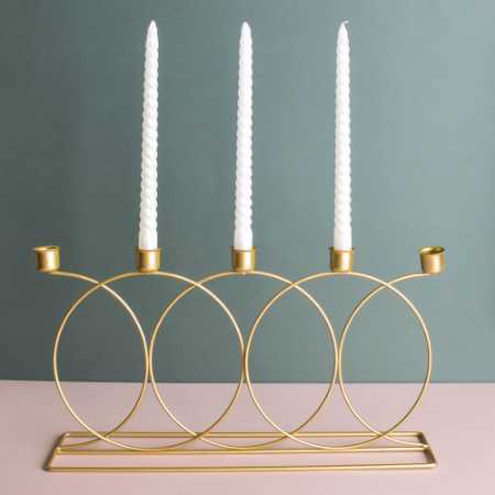 Round Iron Candle Stand