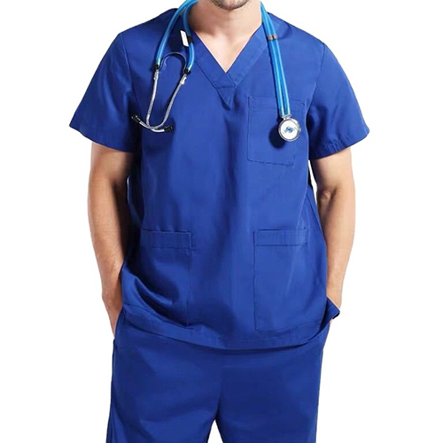 Hospital Uniform Fabric - Cotton, Plain Texture | Washable Durability and Comfortable Fit for Healthcare Professionals