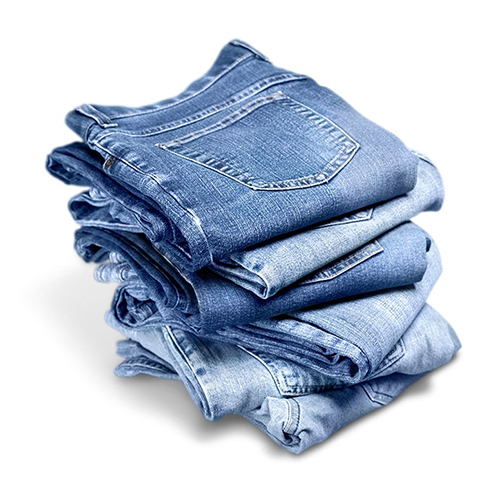 Denim Jeans Fabric - 100% Cotton 58 inches Wide Dark Blue Color | Washable Plain Style Versatile Denim Fabric for Everyday Use