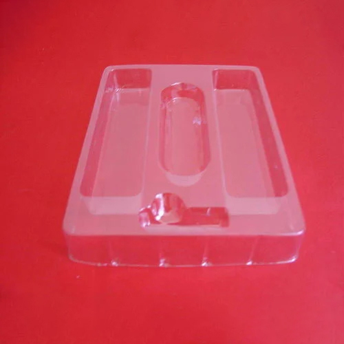 PVC Transparent Vacuum Tray - Plastic Material, Multiple Sizes Available | Ideal for Industrial Usage and Versatile Applications