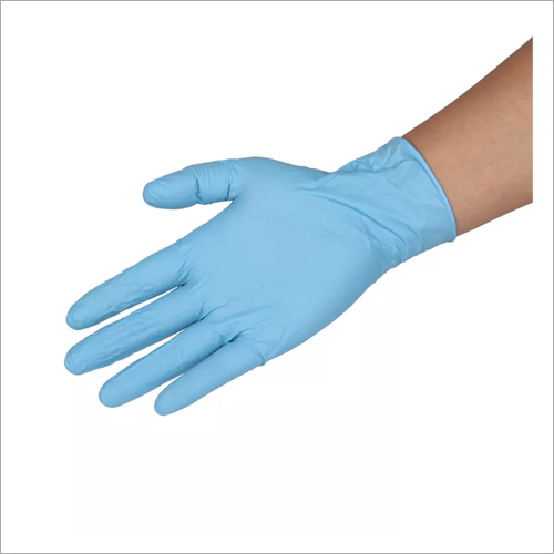 Blue White Black Powder Free Disposable Latex Gloves