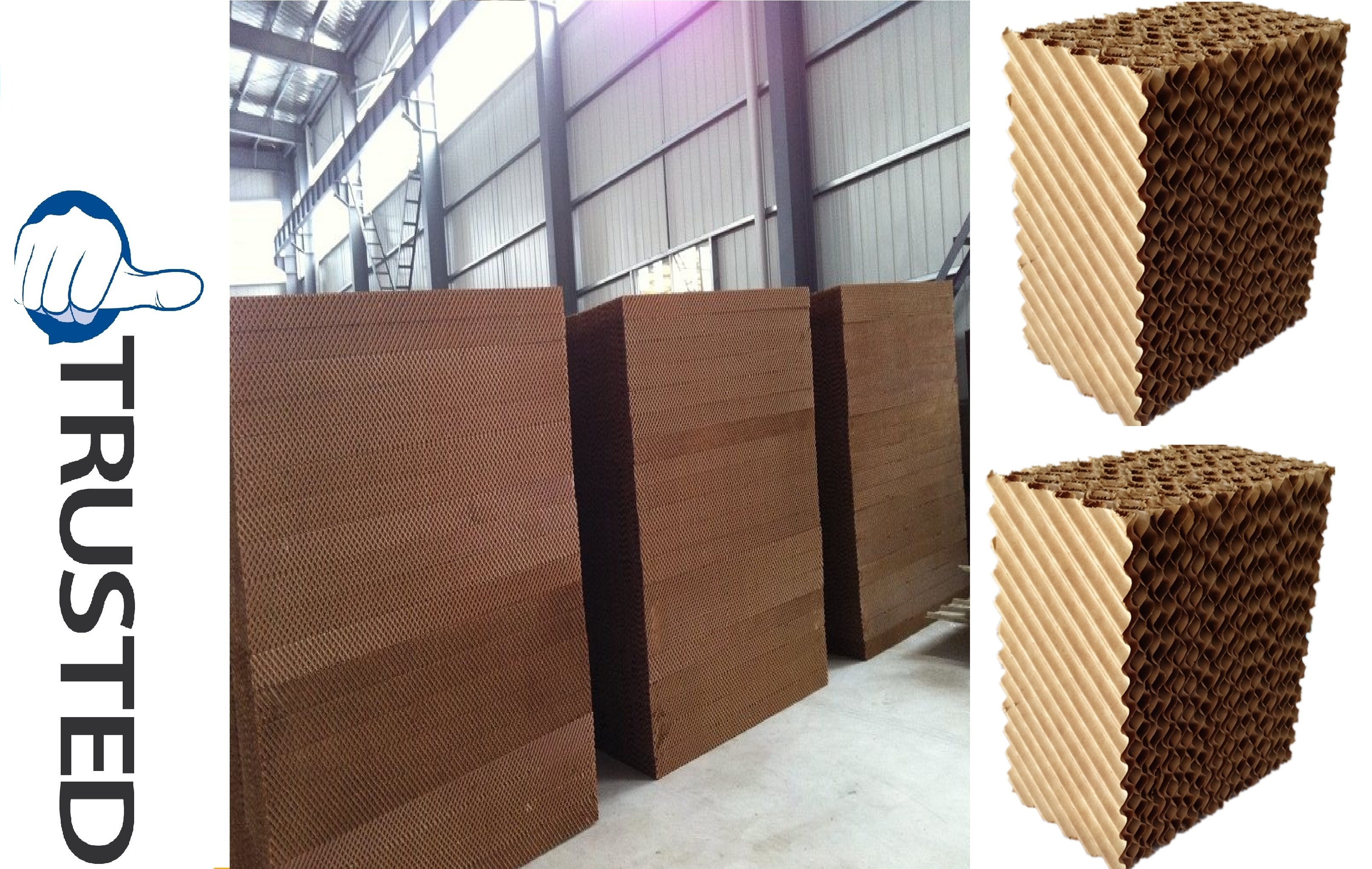 Evaporative Cooling Pad Size 1200MMX600MMX200MM