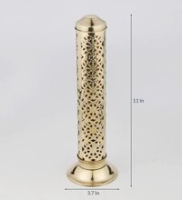 Brass Incense Stick Holder Agarbatti Stand Golden Color 11 inch