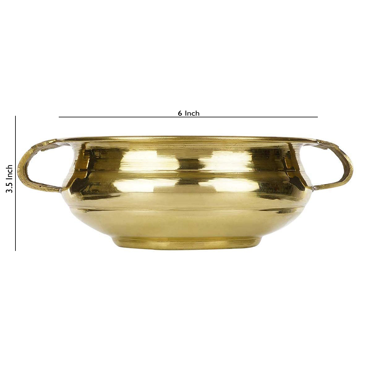 Brass Plain Urli Decorative Bowl Floating 6 inch