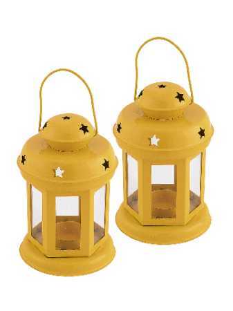 DECORATIVE YELLOW LANTERN