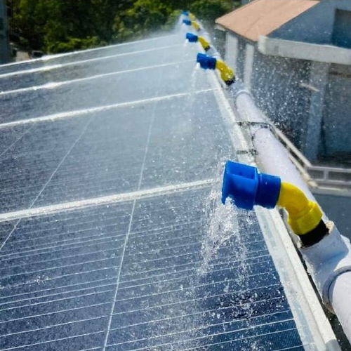Industrial Solar Panel Sprinkler Cleaning System