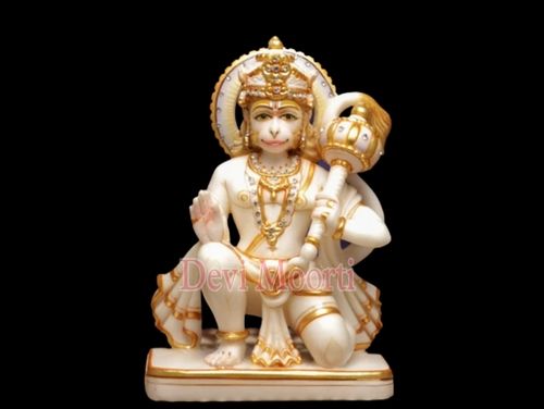 Easy To Clean Marbel Hanuman Statue