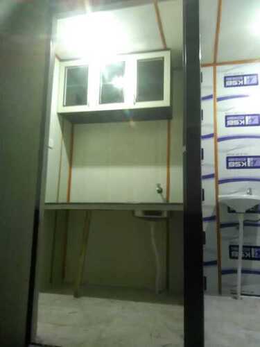 Ms Office Container With Pantry And Toilet Pvc Window