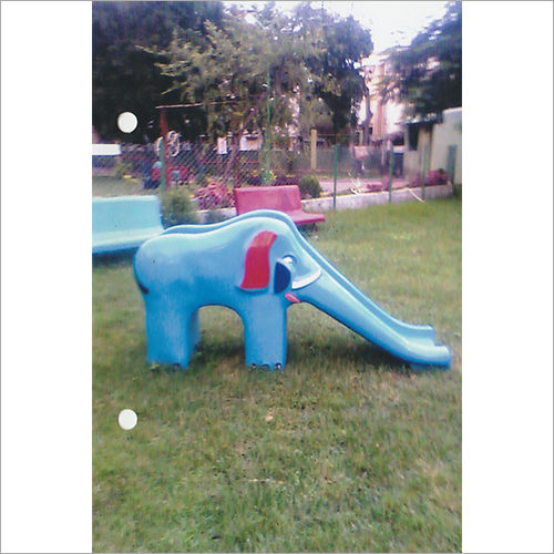 Outdoor Playground Frp Elephant Slide