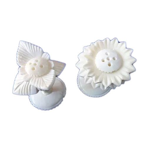 White Carved Conch Agarbatti Holder