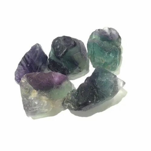 Fluorite Stone Rough Gemstone - Color: Green And Blue