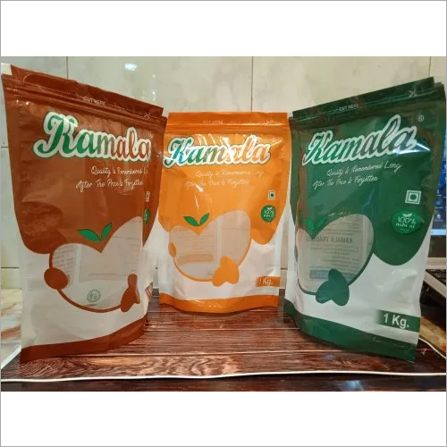 Dry Fruits Pouch - Plastic Material Heavy-Duty Resealable Zipper Rounded Corners Hot Filling Up to 80 C Cold Storage to -60 C