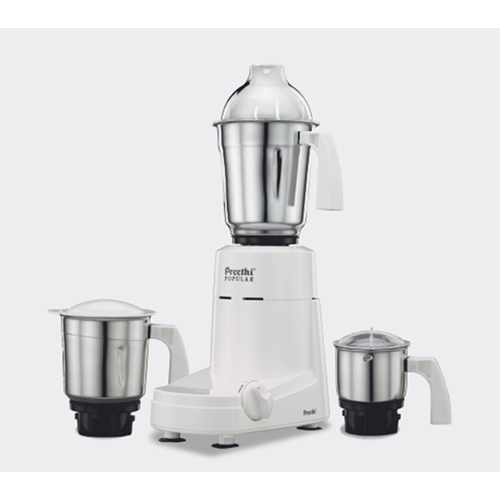 White 750 Watt Popular Mixer Grinder